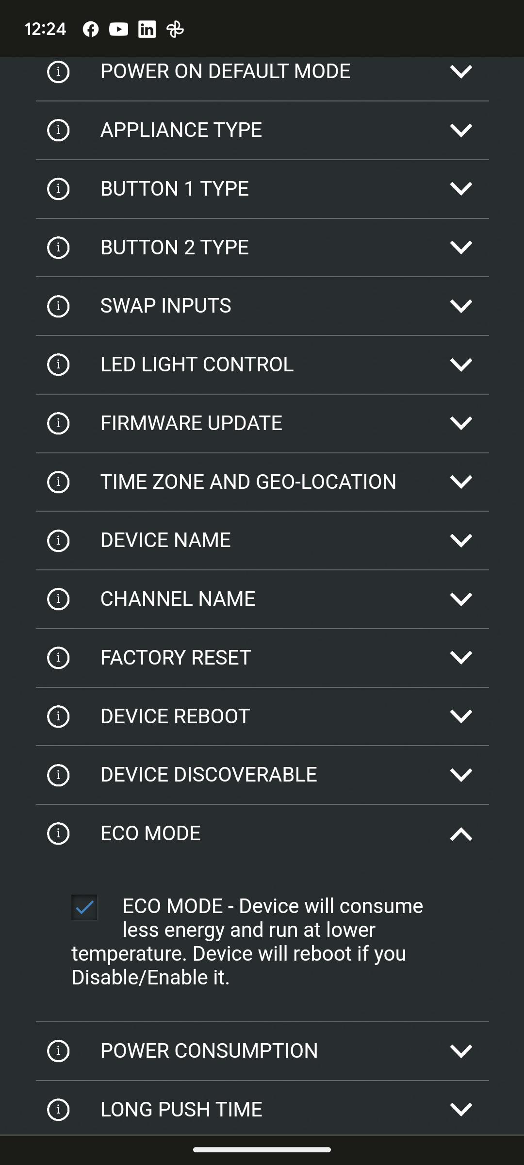 Eco Mode - On